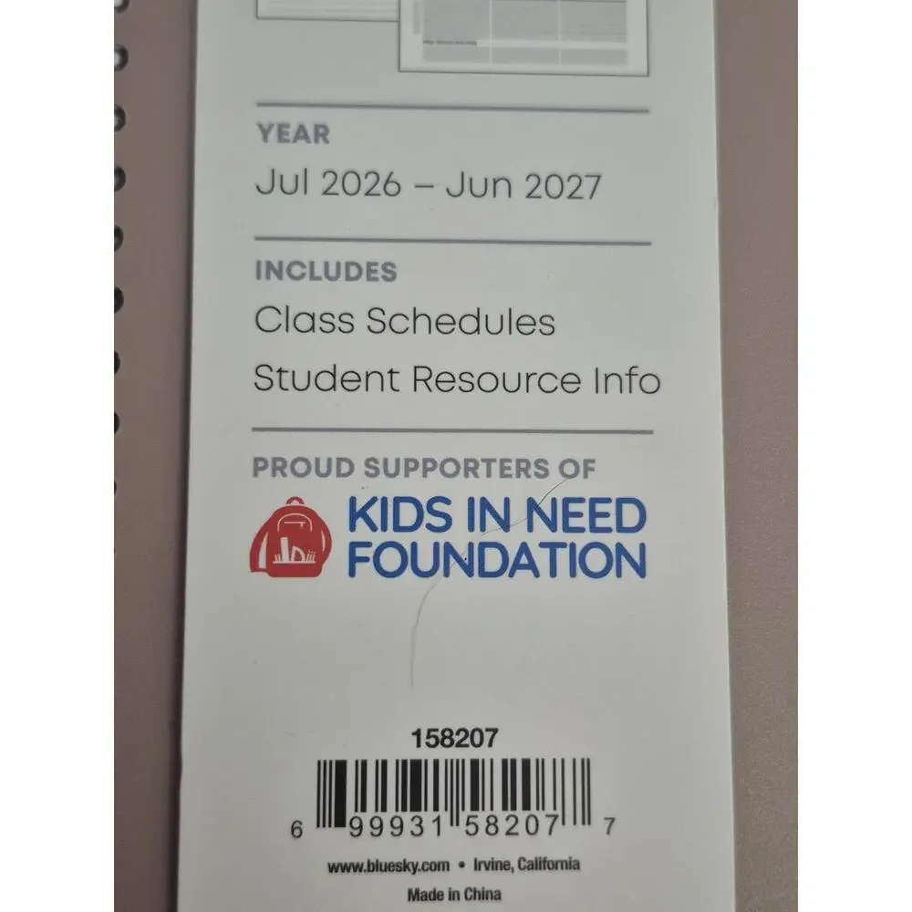 2026/27 Blue Sky Student Planning Calendar 5